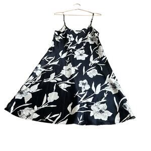 Alexander Del Rossa satin slip dress size large